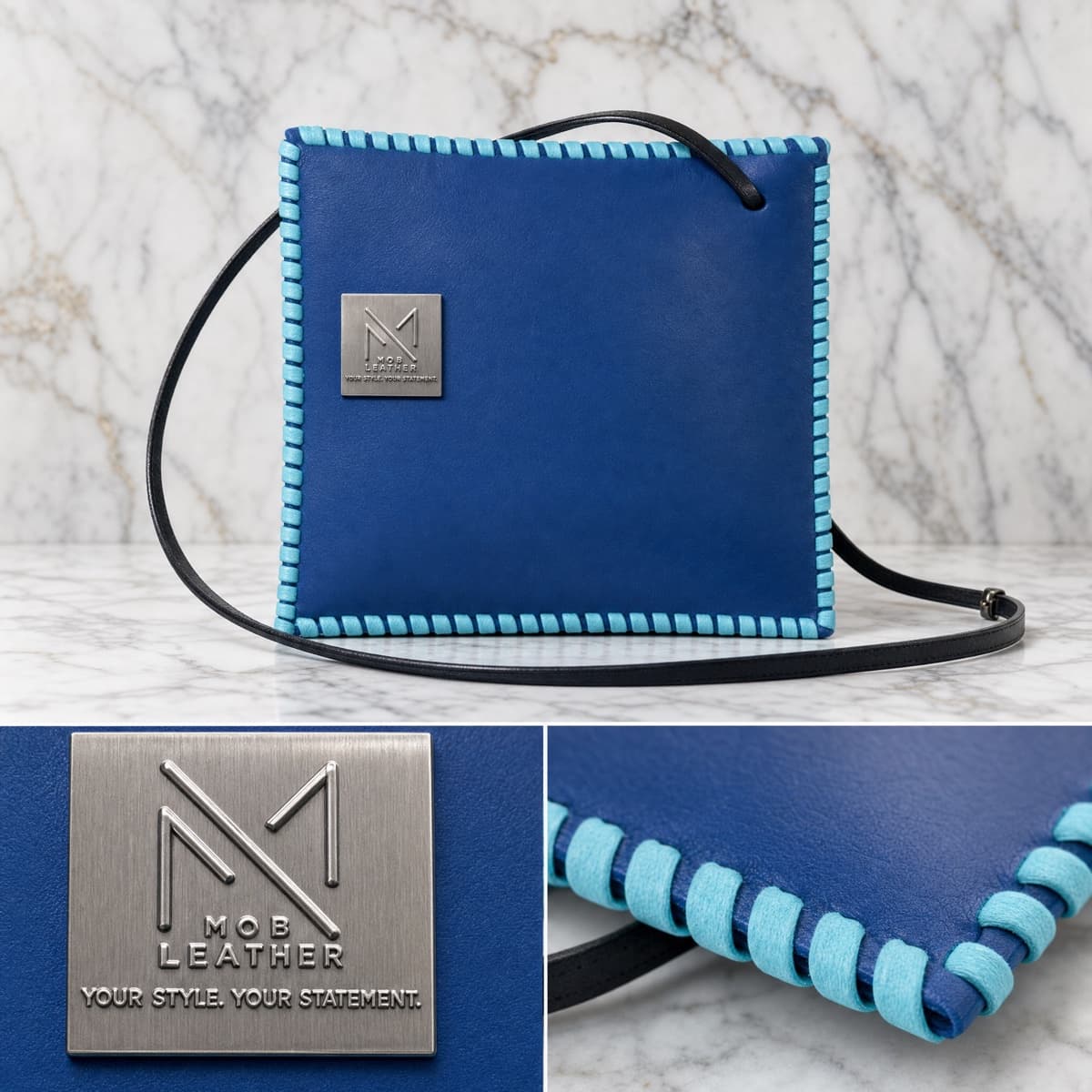 Blue Mini Crossbody — view 4