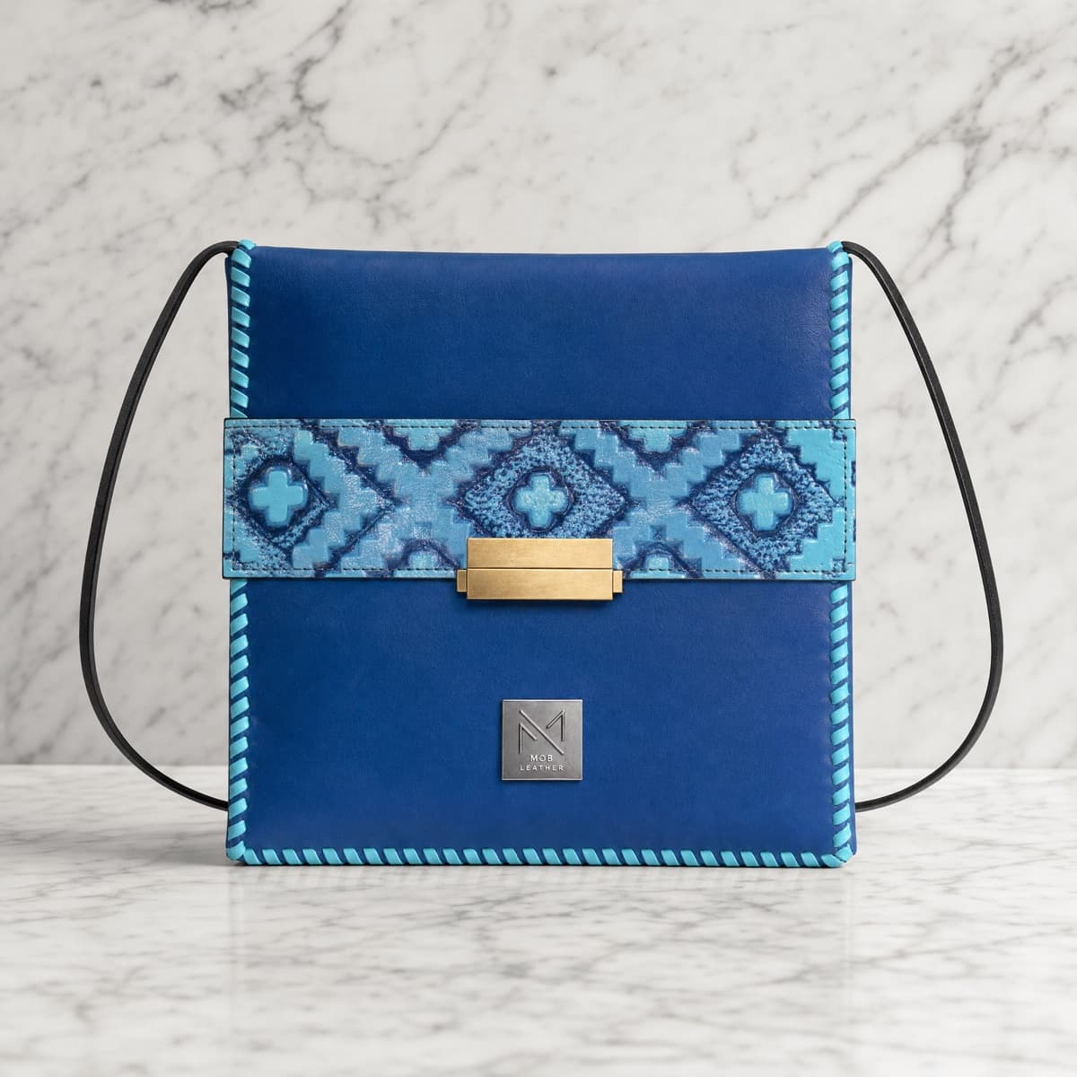 Blue Mini Crossbody