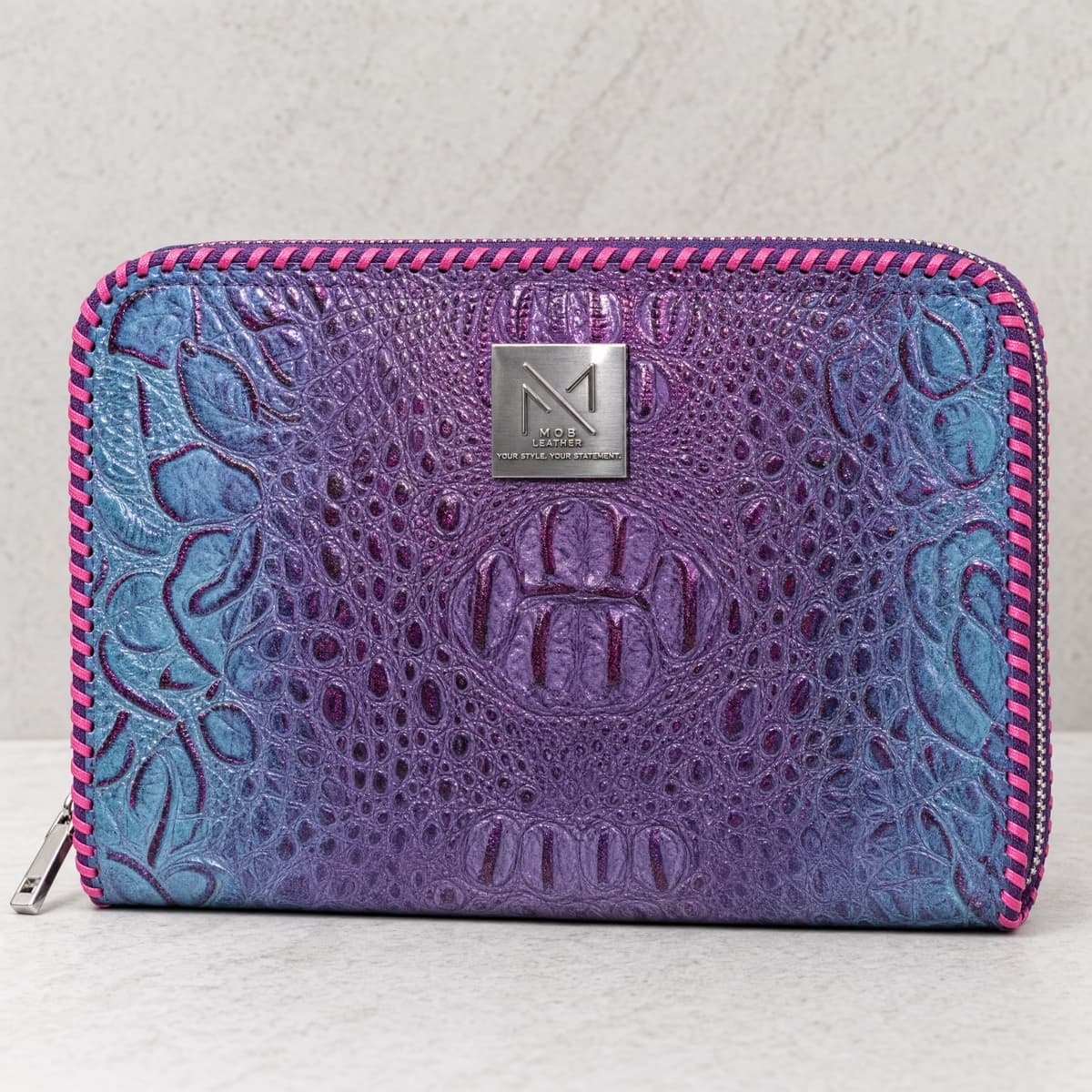 Purple Croc Wallet — view 4